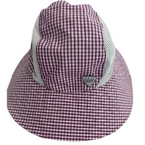 Columbia PFG Bucket Hat Womens Small Pink Omni Shade Vented Adjustable